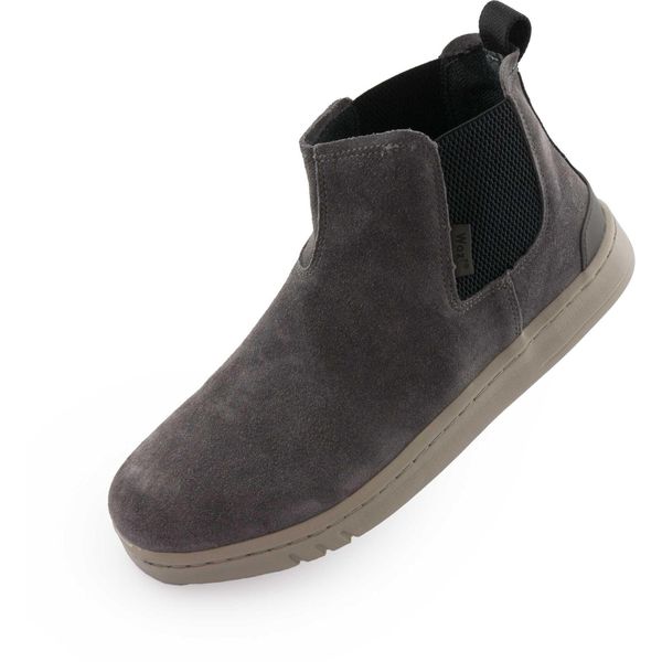 Buty Woz David 274 Asphalto - skórzane trampki dla mężczyzn 43. Niebieskie buty wizytowe męskie ZERO FRICTION, bez wzorów, ze skóry ekologicznej, bez zapięcia. Za 231.99 zł.