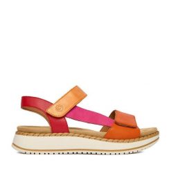 Sandały Remonte. Sandały damskie Remonte, bez wzorów, bez obcasa, na płaskiej podeszwie. Za 359.99 zł.