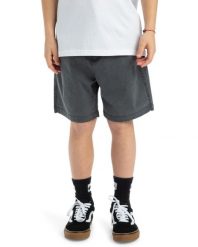 Spodenki z elastyczną talią dla Chłopcy TAXER YOUTH 15". Czarne szorty męskie Quiksilver, z bawełny, bez kołnierzyka. Za 149.99 zł.