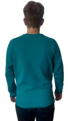 Bluza Sportowa Męska Puma Spacer Crew. Zielone bluzy bez kaptura męskie Puma, bez wzorów, z bawełny, eleganckie, bez kołnierzyka, bez ramiączek. Za 215.60 zł.