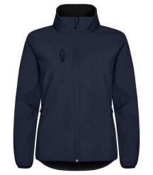 Clique Classic Softshell Jacket Damska — 3-warstwowa, 96% poliestru z recyklingu. Niebieskie kurtki softshell damskie CLIQUE, s, bez wzorów, z softshellu, bez kaptura. Za 263.55 zł.