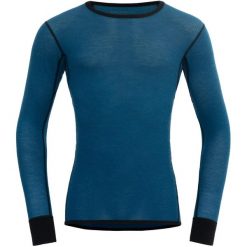 Bluza termoaktywna Devold Wool Mesh 190 Shirt. Niebieskie bluzy bez kaptura męskie Devold, l, z materiału. Za 516.99 zł.