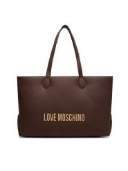 LOVE MOSCHINO Torebka JC4395PP0NKD031A Brązowy. Brązowe torebki klasyczne damskie Love Moschino, bez wzorów, ze skóry, bez dodatków. Za 849.99 zł.