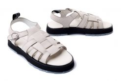 EMU AUSTRALIA Bremer W13059 coconut/blanc coco, sandały damskie. Brązowe sandały damskie Emu Australia, bez wzorów, z gumy, bez obcasa. Za 317.94 zł.