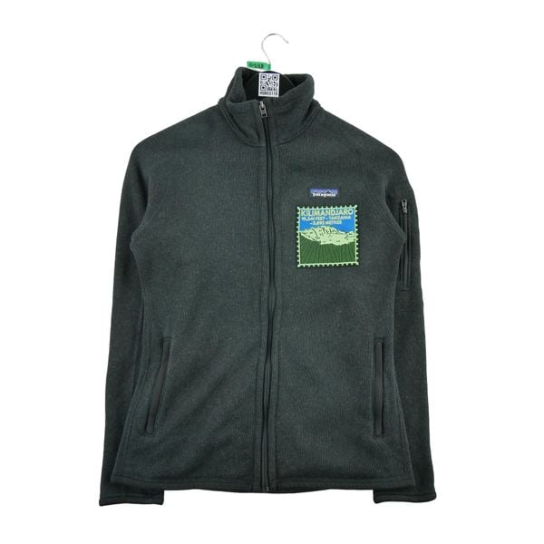 Second life - Kurtka polarowa damska czarna Patagonia - Stan bardzo dobry. Czarne kurtki damskie Patagonia, l, bez wzorów, z materiału, bez kaptura. Za 212.96 zł.