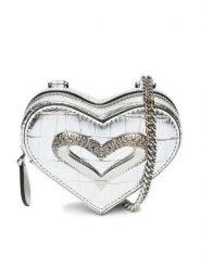 PINKO Portfel Heart Pills Holder . AI 24-25 PCPL 103835 A1W5 Srebrny. Szare portfele damskie Pinko, bez wzorów, ze skóry. Za 509.99 zł.