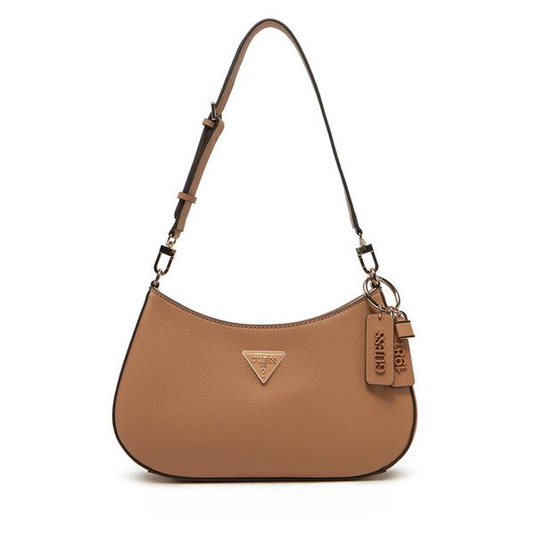 Torebka Guess. Brązowe torebki klasyczne damskie Guess, z aplikacjami, bez dodatków. Za 389.99 zł.