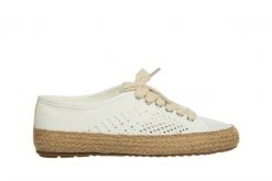 Espadryle Emu Agonis Mac Coconut 119187, Biały, Materiał - 36. Białe espadryle damskie EMU, bez wzorów, z bawełny, bez obcasa. W wyprzedaży za 224.10 zł.