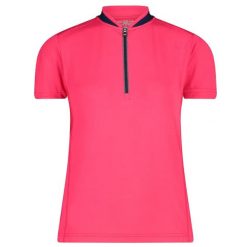 Koszulka kolarska damska CMP. Czerwone topy sportowe damskie CMP, bez wzorów, bez ramiączek. Za 140.99 zł.
