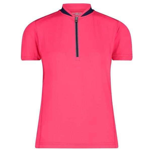 Koszulka kolarska damska CMP. Czerwone bluzki sportowe damskie CMP, bez kołnierzyka, bez ramiączek. Za 140.99 zł.