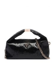 Guess Torebka Jewels Mini HWKG22 48740 Czarny. Czarne torebki klasyczne damskie Guess, z aplikacjami, ze skóry, bez dodatków. Za 544.99 zł.