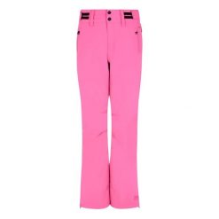 Spodnie narciarskie dla kobiet Protest Cinnamones. Czerwone spodnie materiałowe damskie Protest, bez wzorów, sportowe. W wyprzedaży za 472.50 zł.