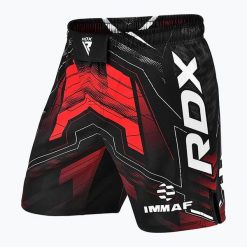 Spodenki treningowe męskie RDX IMMAF Approved MMA Fight & Training. Czarne szorty sportowe męskie RDX, m, na fitness i siłownię. Za 219.99 zł.