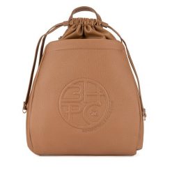 Plecak Beverly Hills Polo Club. Brązowe plecaki damskie Beverly Hills Polo Club, bez wzorów. Za 121.99 zł.