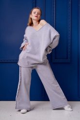 Bluza Sigma. Szare bluzy bez kaptura damskie Hultaj Polski, m, z bawełny. Za 389.00 zł.