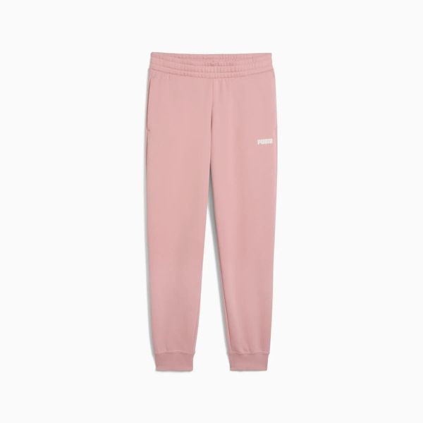 Spodnie dresowe damskie Puma ESS LOGO FL CL 68833323. Czerwone spodnie sportowe damskie Puma, l, z bawełny, trekkingowe. Za 129.94 zł.