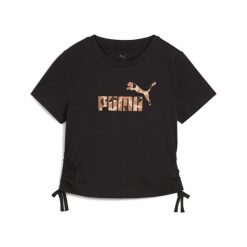 Młodzieżowa koszulka Essentials Animal Logo Infill z węzłem PUMA Black. Czarna bluzki damskie Puma, l, bez wzorów, młodzieżowe, bez kołnierzyka, bez ramiączek. Za 104.20 zł.