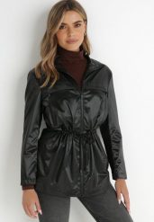 Czarna Kurtka Layna. Czarne kurtki damskie Born2be, m, bez wzorów, bez kaptura. Za 149.99 zł.