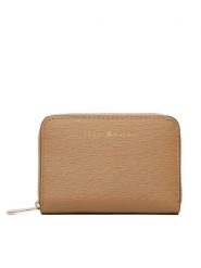 Tommy Hilfiger Portfel Th Modern Compact Za AW0AW18487 Brązowy. Brązowe portfele damskie Tommy Hilfiger, bez wzorów, ze skóry. Za 249.99 zł.