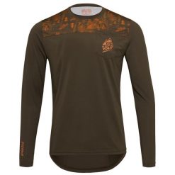 Koszulka rowerowa (z długim rękawem) męska SILVINI Men Jersey ELLO. Brązowe t-shirty sportowe męskie Silvini, m, z jersey, bez ramiączek. W wyprzedaży za 246.49 zł.