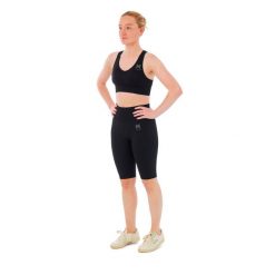 Damski zestaw sportowy Xtreme - spodenki sportowe + top sportowy - Czarny. Czarne spodenki sportowe damskie XTREME SOCKSWEAR, l, bez wzorów, bez ramiączek. Za 172.99 zł.