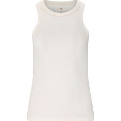 Damski tank top Athlecia Lenga. Białe topy damskie Athlecia, bez wzorów, bez ramiączek. Za 176.50 zł.