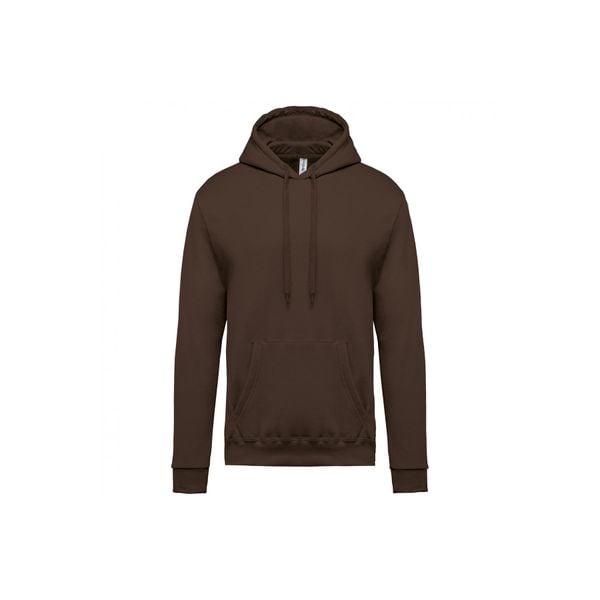 Bluza z kapturem Kariban. Brązowe bluzy z kapturem męskie KARIBAN, m. Za 175.00 zł.