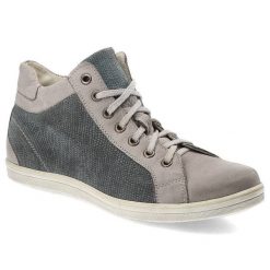 Szare Półbuty Pollonus Damskie Modne Buty. Szare półbuty damskie Pollonus, bez wzorów, ze skóry, biznesowe, bez obcasa. Za 149.00 zł.
