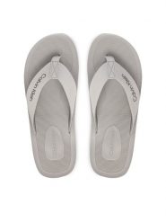 Calvin Klein Japonki Logo Webbing Strap HM0HM02106 Szary. Szare klapki i japonki męskie CALVIN KLEIN, z materiału. Za 189.99 zł.