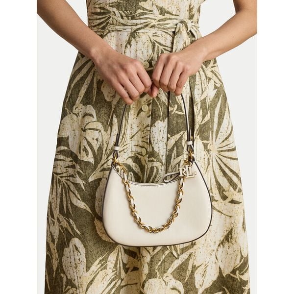 Torebka LAUREN RALPH LAUREN. Białe torebki klasyczne damskie Lauren Ralph Lauren, bez wzorów, bez dodatków. Za 1,599.00 zł.