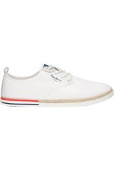 Buty Pepe Jeans Białe Sneakersy Maoui Surf. Białe buty sportowe na co dzień damskie Pepe Jeans, bez wzorów, z jeansu, trekkingowe. Za 194.41 zł.