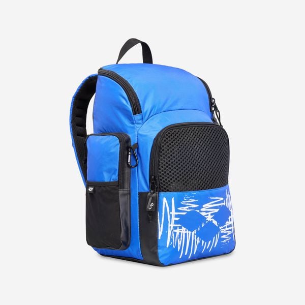 Plecak pływacki Arena One Go Royal 35 l. Plecaki damskie Arena, bez wzorów, z materiału, sportowe. Za 239.99 zł.