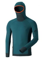 DYNAFIT Bluza funkcyjna "Alpine" w kolorze morskim rozmiar: L. Zielone bluzy sportowe męskie Dynafit, l, z materiału. Za 192.33 zł.
