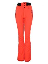 Peak Mountain Softshellowe spodnie narciarskie "Adora" w kolorze pomarańczowym rozmiar: L. Pomarańczowe spodnie dresowe damskie Peak Mountain, l, bez wzorów. Za 379.44 zł.