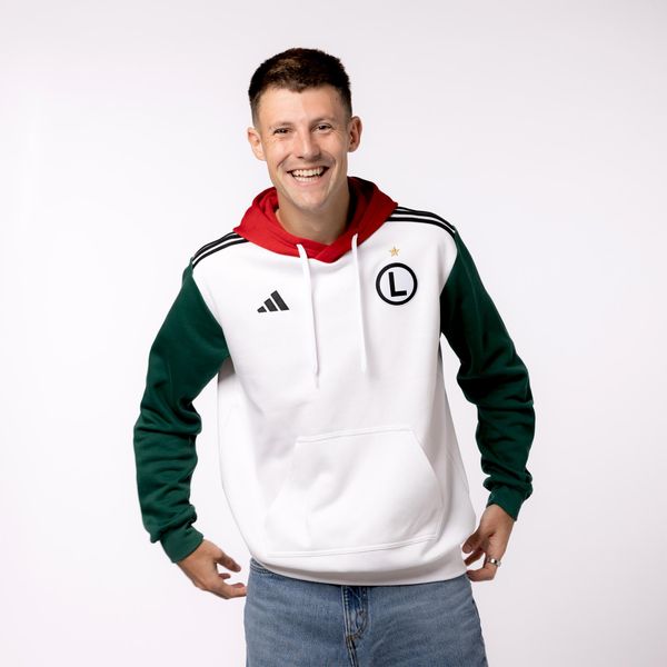 Bluza piłkarska z kapturem adidas Entrada 22 Legia Warszawa. Bluzy z kapturem męskie Adidas, l. W wyprzedaży za 269.99 zł.