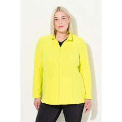 Damskie Bluza polarowa system modułowy do wpinania z recyklingu. Zielone bluzy bez kaptura damskie Ulla Popken, plus size, z materiału. W wyprzedaży za 159.99 zł.