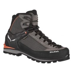 Buty Trekkingowe Męskie Salewa Crow Gtx. Brązowe buty trekkingowe męskie Salewa, na zimę, z materiału, za kostkę, bez zapięcia. Za 978.75 zł.