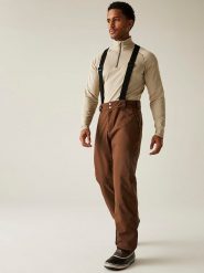 Dare 2b Spodnie narciarskie "Achieve II" w kolorze jasnobrązowym rozmiar: 3XL. Brązowe spodnie materiałowe męskie Dare 2b, bez wzorów. Za 252.94 zł.