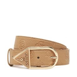 Pasek Damski Guess. Brązowe paski damskie Guess, z aplikacjami. Za 149.99 zł.