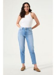 Garcia Dżinsy - Tapered fit - w kolorze błękitnym rozmiar: W30/L30. Niebieskie jeansy damskie Garcia, z podwyższonym stanem. Za 219.95 zł.