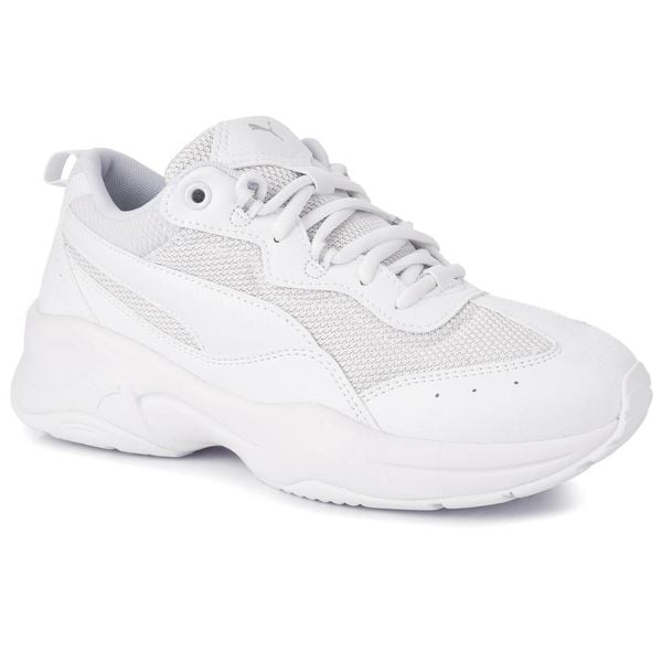 Damskie buty sportowe sneakersy białe PUMA CILIA. Białe buty sportowe na co dzień damskie Puma, bez wzorów. Za 165.00 zł.