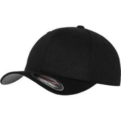 Czapka Flexfit wooly combed. Czarne czapki męskie FLEXFIT, bez wzorów, z bawełny, sportowe. Za 70.30 zł.