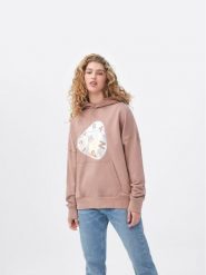 Sprandi Bluza SP22-BLD120 Brązowy Relaxed Fit. Brązowe bluzy bez kaptura damskie Sprandi, xs, z bawełny. Za 199.99 zł.