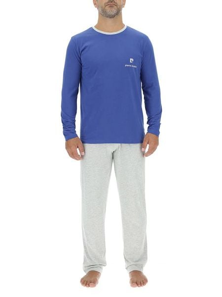 Pierre Cardin Piżama w kolorze niebiesko-szarym rozmiar: M. Niebieskie piżamy męskie Pierre Cardin, m, bez wzorów, bez ramiączek. Za 56.99 zł.