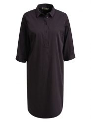 Smith & Soul Sukienka w kolorze ciemnobrązowym rozmiar: L. Brązowe sukienki damskie Smith & Soul, l, bez wzorów, z bawełny, bez kołnierzyka, bez ramiączek, midi. Za 173.99 zł.