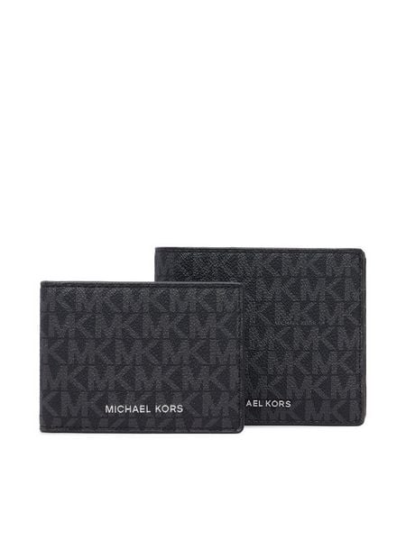 MICHAEL Michael Kors Portfel Harrison 39F9LGYF2B Czarny. Czarne portfele męskie MICHAEL Michael Kors, bez wzorów, ze skóry. Za 569.99 zł.