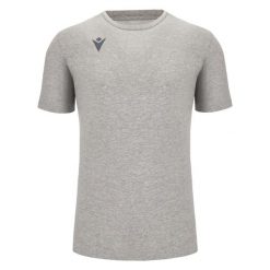 Koszulka Macron Boost Eco. Szare t-shirty damskie Macron, s, bez wzorów, z bawełny, bez kołnierzyka. Za 344.50 zł.