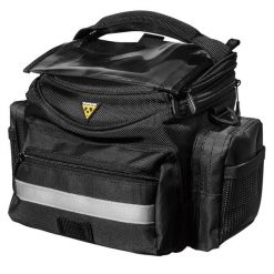 Torba na ramę Topeak TourGuide HandleBar Bag eBike. Czarne torebki klasyczne damskie Topeak, bez wzorów, z nylonu, bez dodatków. W wyprzedaży za 305.80 zł.