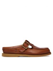 Timberland Klapki CLASSIC BOAT TB0A5MT9EM61 Brązowy. Brązowe klapki damskie Timberland, bez wzorów, ze skóry, bez obcasa. Za 669.99 zł.