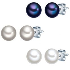 Valero Pearls Kolczyki sztyfty z perłą srebro wysokiej próby Perła hodowlana słodkowodna srebrny 1 ct Damski. Szare kolczyki damskie Valero Pearls, z perłą, srebrne, na sztyftcie. Za 239.99 zł.
